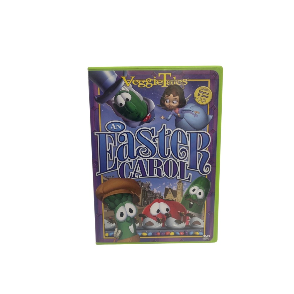 VeggieTales Easter‎ Carol DVD 2004 Big Idea Kids Animated Movie Rebecca St James